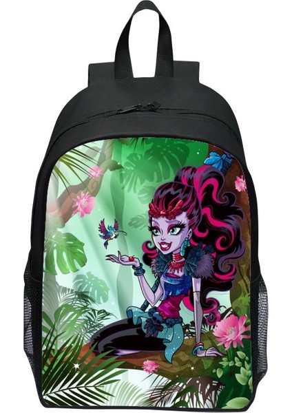 Monster High Okul Çantası Karikatür Omuz Çantası (Yurt Dışından)