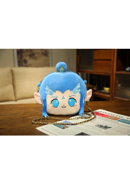 Nezha Serisi Çantalar Kız Çocuk Crossbody Omuz Çantaları (Yurt Dışından)