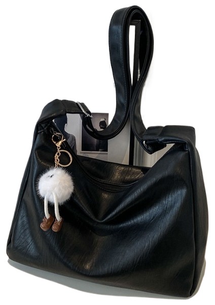 Büyük Kapasiteli Bayan Omuz Çapraz Askılı Çantanın Üst Düzey Anlamı (Yurt Dışından)