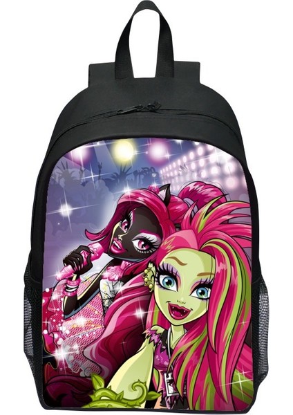 Monster High Okul Çantası Karikatür Omuz Çantası (Yurt Dışından)