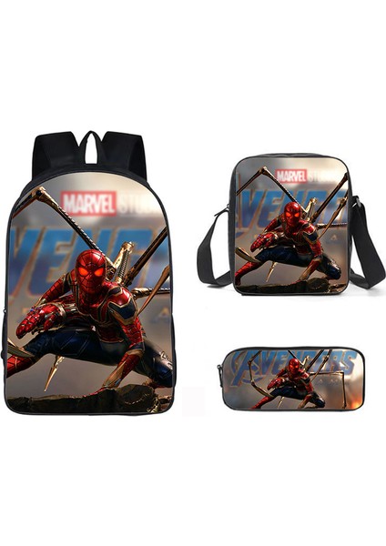 Spider-Man Street Trend Öğrenci Omuz Çantası (Yurt Dışından)