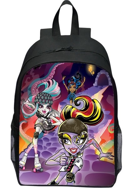 Monster High Okul Çantası Karikatür Omuz Çantası (Yurt Dışından)