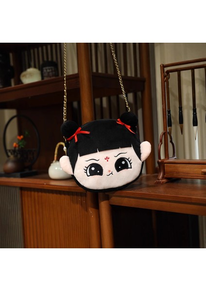 Nezha Serisi Çantalar Kız Çocuk Crossbody Omuz Çantaları (Yurt Dışından)