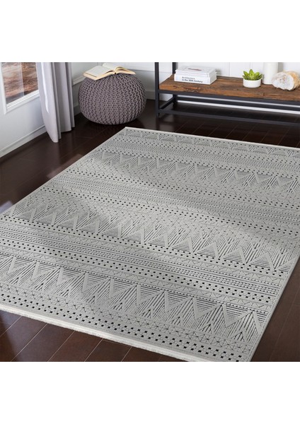 Lavinia Koleksiyonu Modern ve Zarif Desenli Mikrofiber Halı