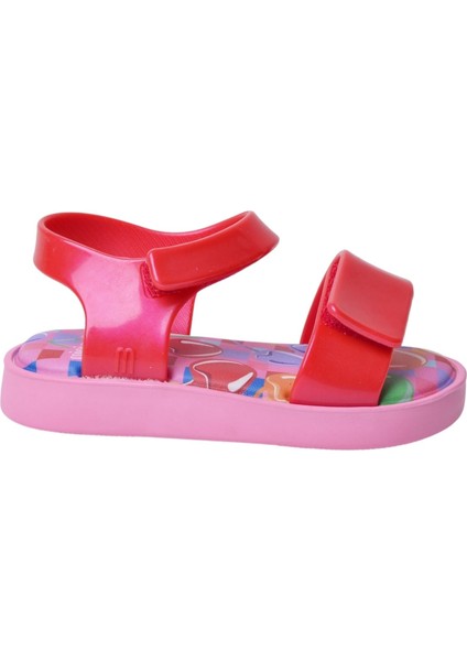Jump Print Çocuk Kırmızı Sandalet