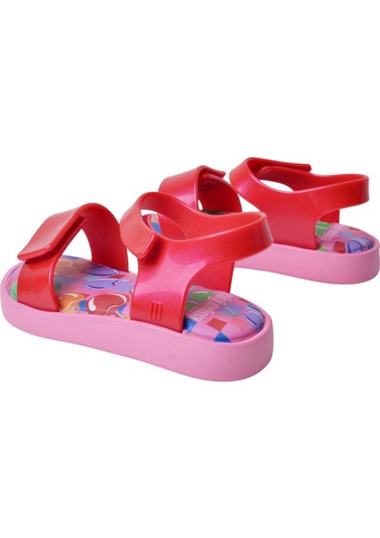 Jump Print Çocuk Kırmızı Sandalet modelleri