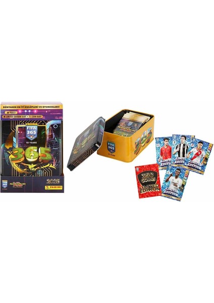 Fıfa 365 Adrenalyn Xl 2025 Tin Box Futbolcu Kartları