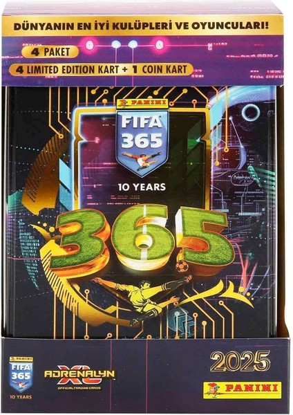 Fıfa 365 Adrenalyn Xl 2025 Tin Box Futbolcu Kartları modelleri