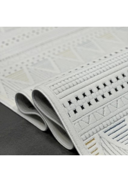 Lavinia Koleksiyonu Modern ve Zarif Desenli Mikrofiber Halı