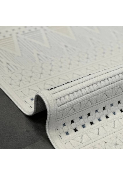 Lavinia Koleksiyonu Modern ve Zarif Desenli Mikrofiber Halı