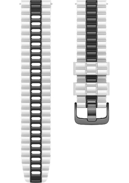 22MM Silikon Iki Renkli Saat Kordonu (Yurt Dışından)
