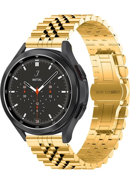 Beş Boncuklu Paslanmaz Çelik Kordonlu Saat 22MM (Yurt Dışından)