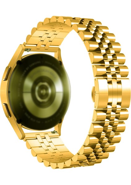 Beş Boncuklu Paslanmaz Çelik Kordonlu Saat 22MM (Yurt Dışından) fırsatları