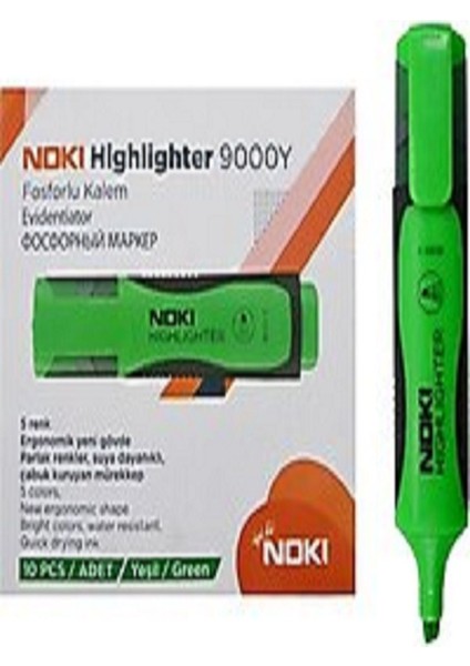 20 Adet Yeşil Fosforlu Kalem 9000 fiyatları