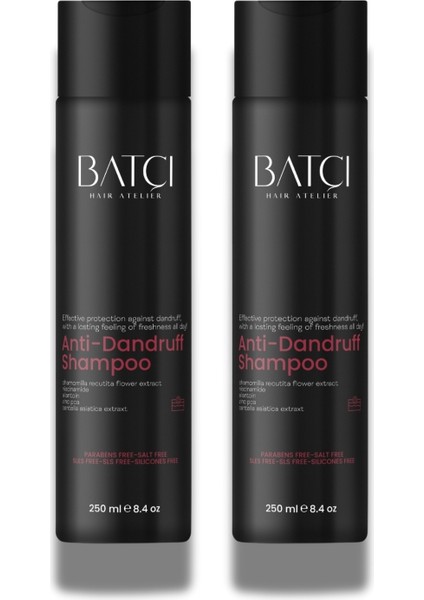 Anti Dandruff Şampuan 250 ml 2’li
