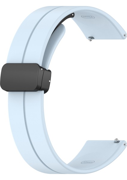 Katlanır Siyah Tokalı Silikon Kayış 18MM (Yurt Dışından) fiyatları