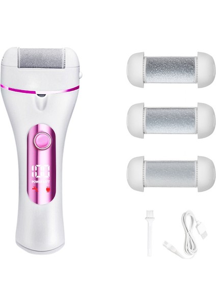 Mkjınmeı Şarj Edilebilir Dijital Ekranlı Elektrikli Ayak Öğütücü (Yurt Dışından)