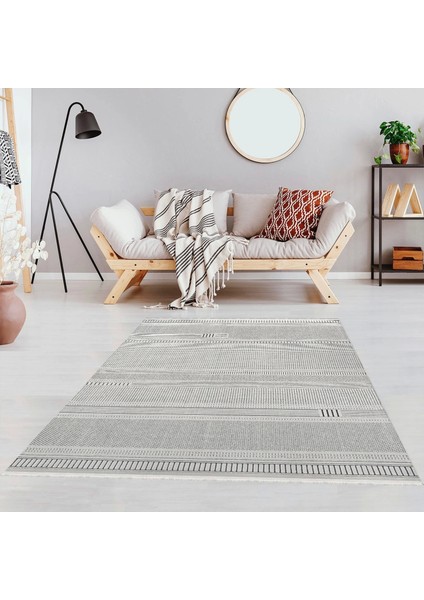 Lavinia Koleksiyonu Modern ve Zarif Desenli Mikrofiber Halı