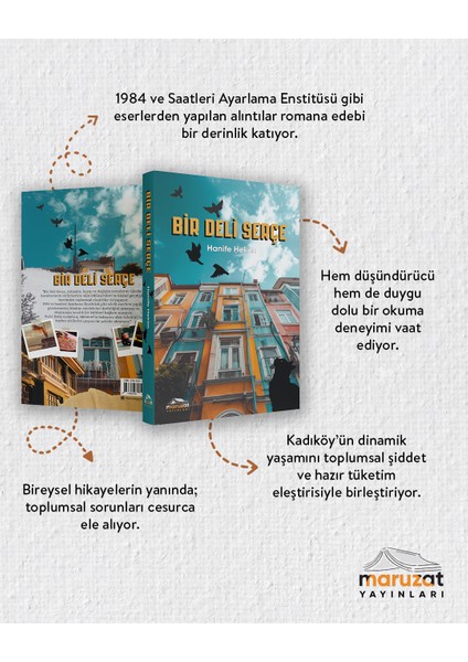 Bir Deli Serçe - İmzalı Kitap Roman, Yerli Edebiyat, Türk Edebiyatı