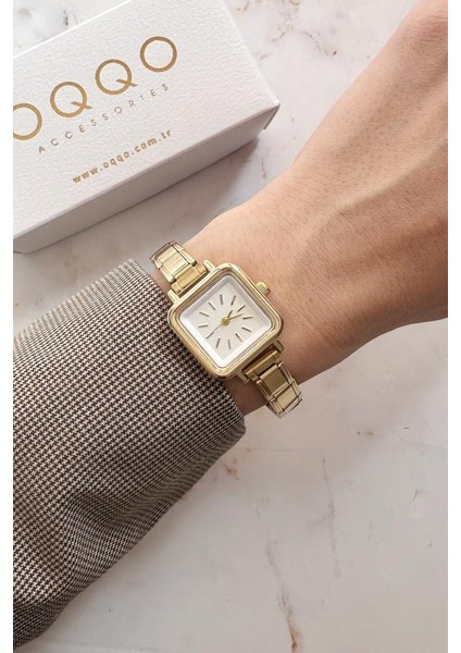 Thena Gold Kare Kadın Kol Saati