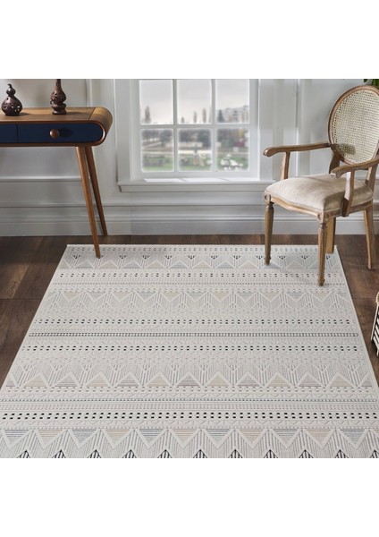 Lavinia Koleksiyonu Modern ve Zarif Desenli Mikrofiber Halı