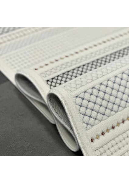 Lavinia Koleksiyonu Modern ve Zarif Desenli Mikrofiber Halı modelleri