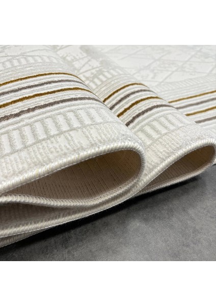 Diamond Koleksiyonu Parlak Görünümlü Mikrofiber Iplik Sık Dokuma Halı