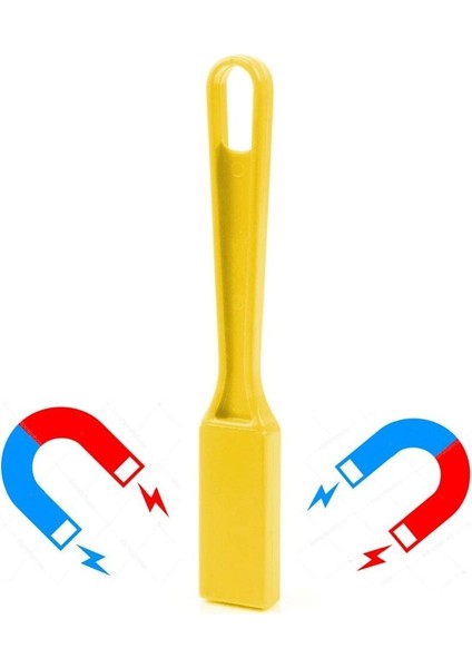 Sarı Renk Eğitici Çubuk Mıknatıs - Eğitici Zeka Çocuk Deney Manyetik Mıknatıs 1 Adet
