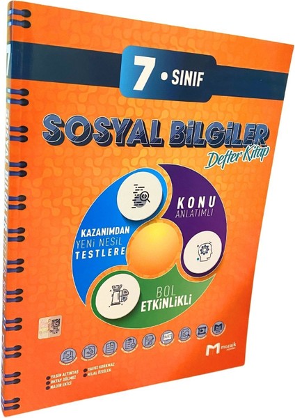 7.sınıf Sosyal Bilgiler Defter