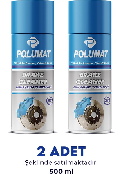 Polumat Fren Balata Temizleme Spreyi 2'li Paket