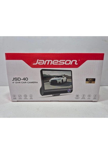Dvr Kamera - Jameson Jsd-40 - Araç Iç Dış Kayıt , Park Kameralı Hareket Sensörlü Dvr Kamera