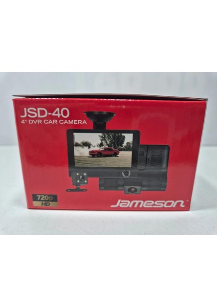 Dvr Kamera - Jameson Jsd-40 - Araç Iç Dış Kayıt , Park Kameralı Hareket Sensörlü Dvr Kamera