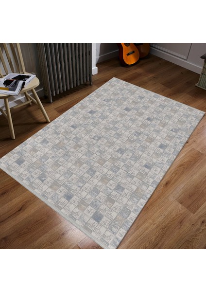 Rustik Koleksiyonu Dayanıklı Akrilik Iplik Doğal Renk Tonları ve Modern Tasarım Halı