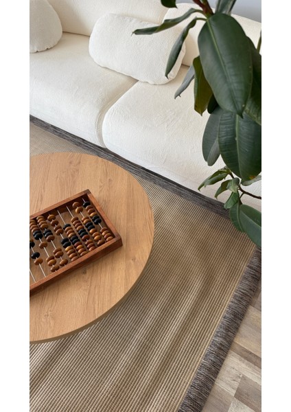 Kaymaz Tabanlı Yıkanabilir Hasır Sisal Halı