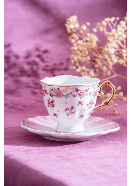 Angelica 6 Kişilik Kahve Fincanı Takımı - 90 cc