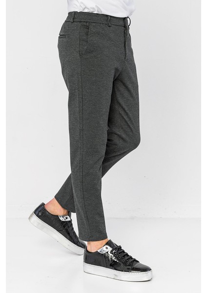 Erkek Relaxed Fit Beli Lastikli Bağcıklı Likralı Süper Rahat Jogger Pantolon