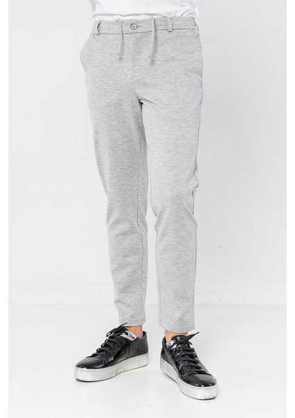Erkek Relaxed Fit Beli Lastikli Bağcıklı Likralı Süper Rahat Jogger Pantolon