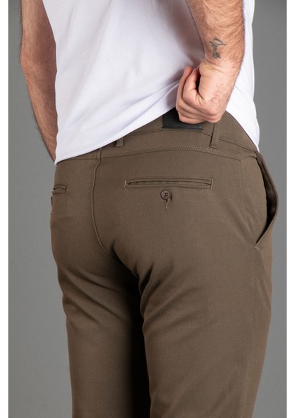 Erkek Haki Kanvas Keten Pantolon modelleri