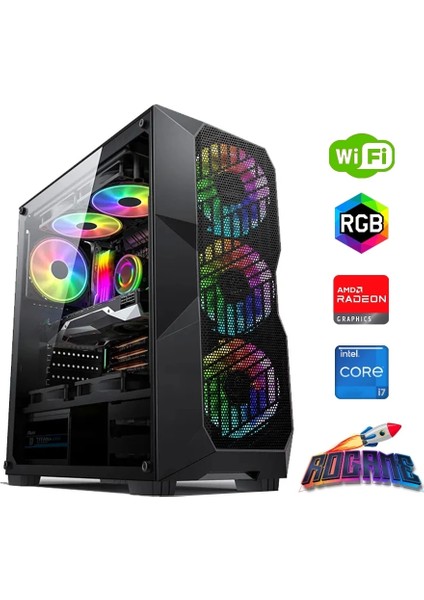 I7 12700F 32GB Ddr4 1tb M2 8gb RX580 Oyun Bilgisayarı