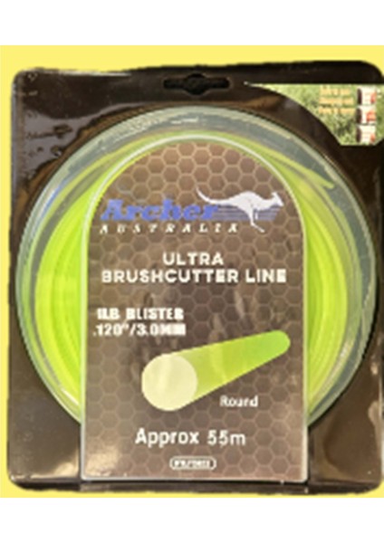 Tırpan Misina Ipi 3,00 mm 55 mt Archer Yuvarlak