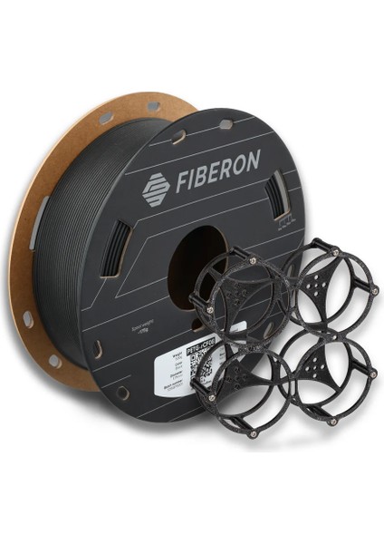 Fiberon PETG-RCF08 Siyah Filament