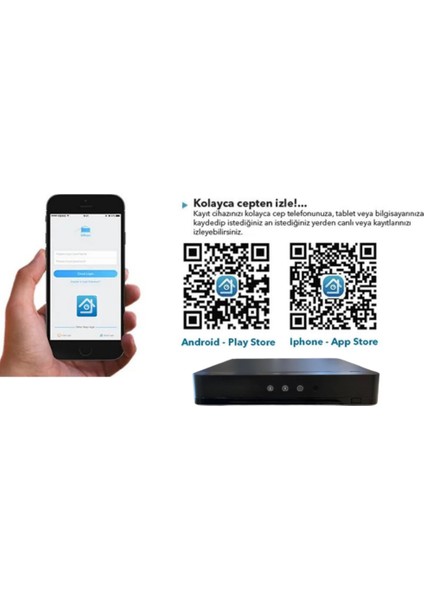3 İç 3 Dış Kameralı 2 Mp 1080P 3.6 mm Geniş Açılı 1 Tb Harddisk Dahil Ahd Güvenlik Kamera Seti - ST-2331000