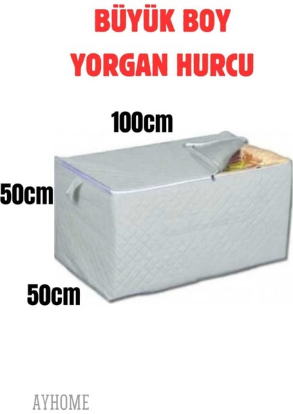 6 Li Gri Çok Amaçlı Büyük Boy Hurç, Düzenleyici ve Yorgan Saklama Çözümü fiyatları