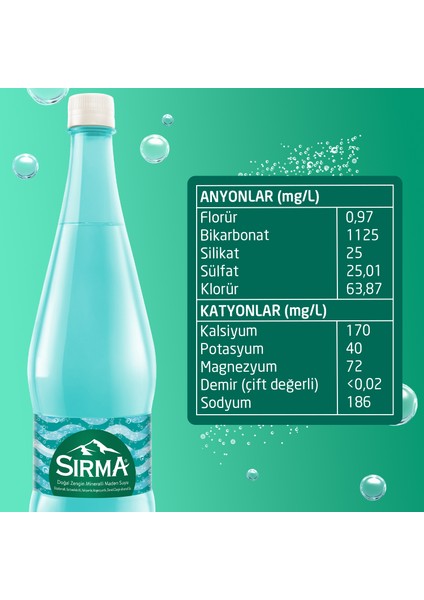 Doğal Maden Suyu 1 l X 6 Adet