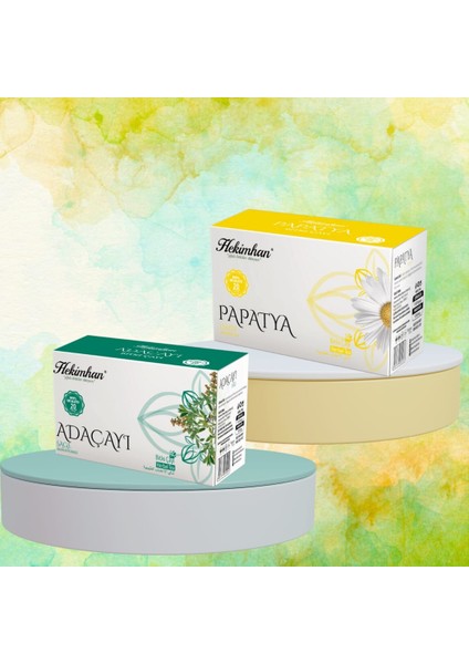 Papatya Çayı 20'li + Adaçayı 20'li