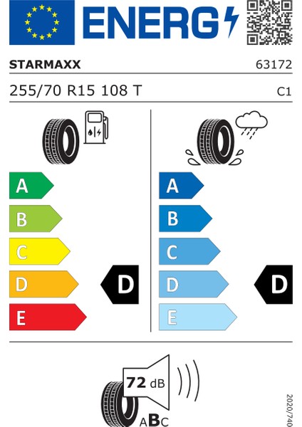 255/70 R15 108T M+S Incurro At ST440 4 Mevsim Lastiği (Üretim Yılı:2024)