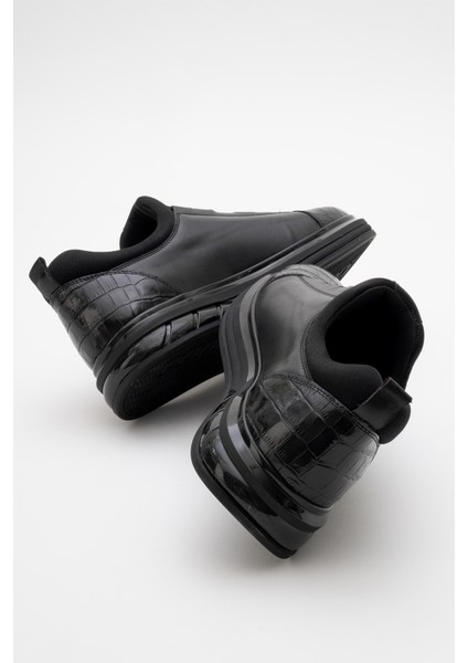 Erkek Comfort Casual Ayakkabı Deri Cr 2045 Siyah