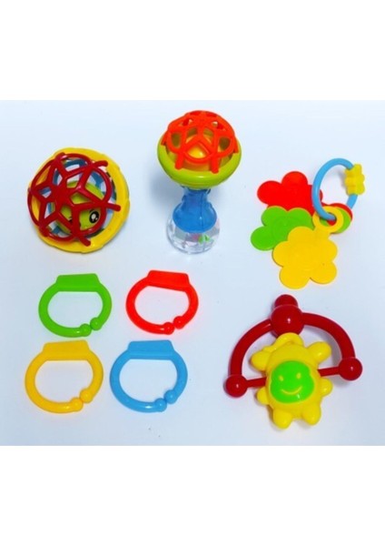 Fx Diş Kaşıyıcı, Çıngıraklı Top ve Eklemeli Halkalar Seti Star Collection 210035