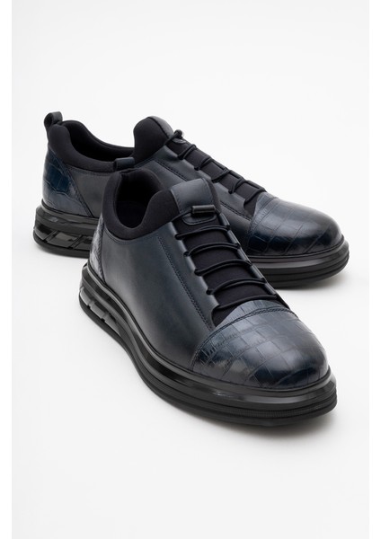 Erkek Comfort Casual Ayakkabı Deri Cr 2045 Siyah