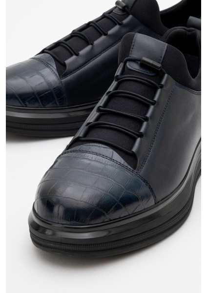 Erkek Comfort Casual Ayakkabı Deri Cr 2045 Siyah